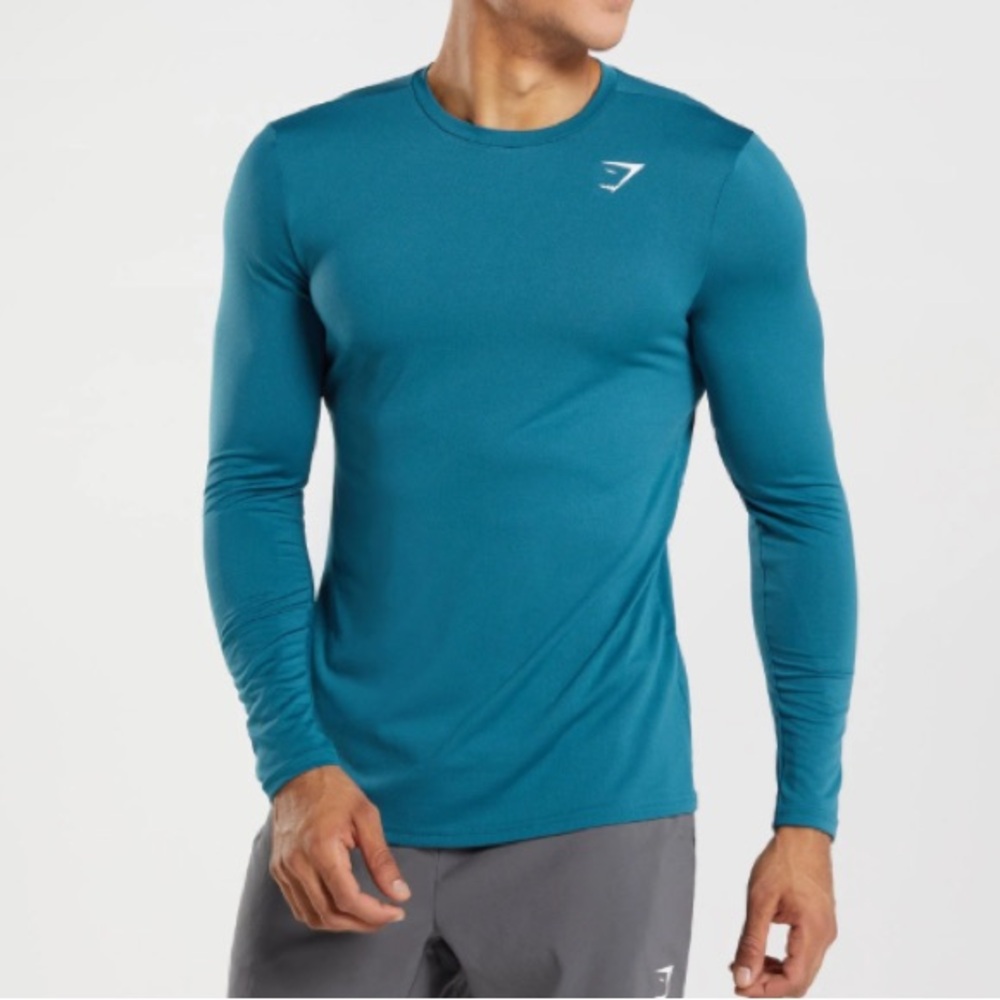 Gymshark Teal Men's Crewneck Sweater